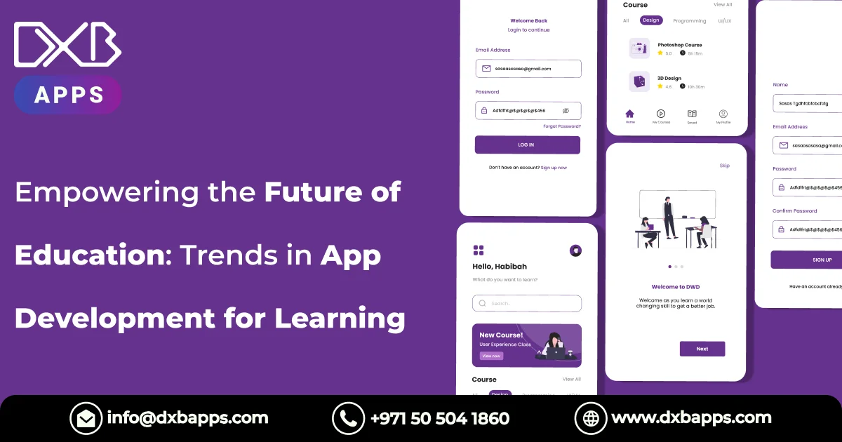 Empowering the Future of Education: Trends in App Development for Learning