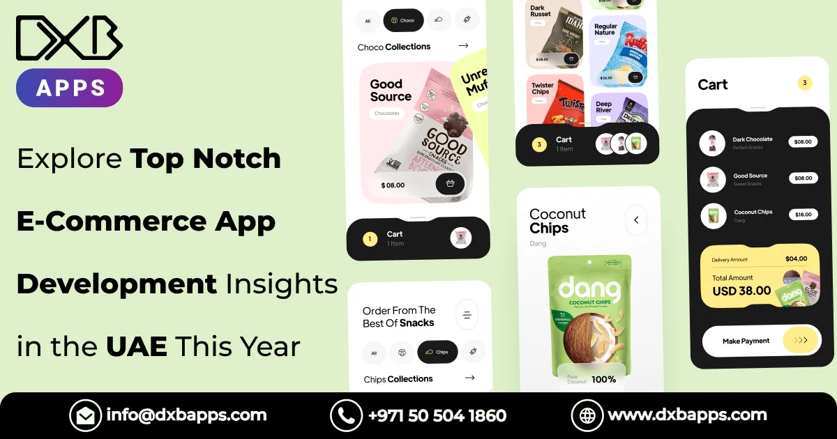 Explore Top Notch E-Commerce App Development Insights in the UAE This Year