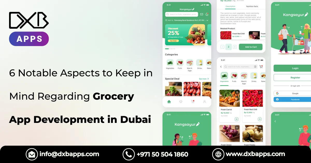 6 Notable Aspects to Keep in Mind Regarding Grocery App Development in Dubai