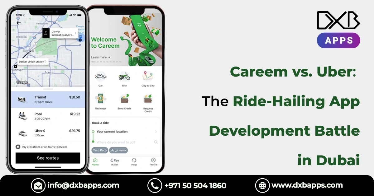 From Careem to Uber: Ride-Hailing App Development in the UAE