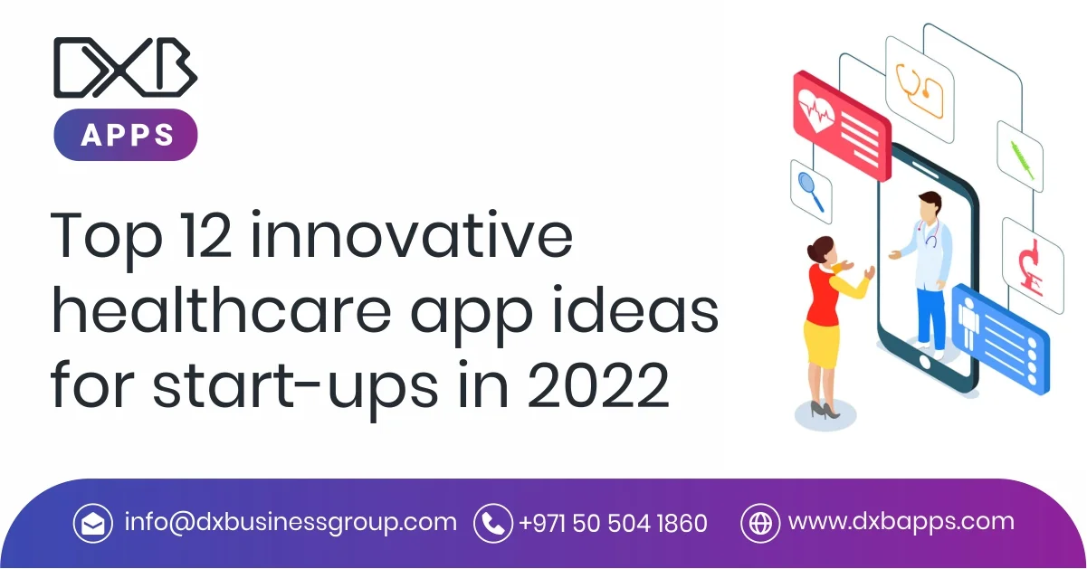Top 12 innovative healthcare app ideas for start-ups in 2022