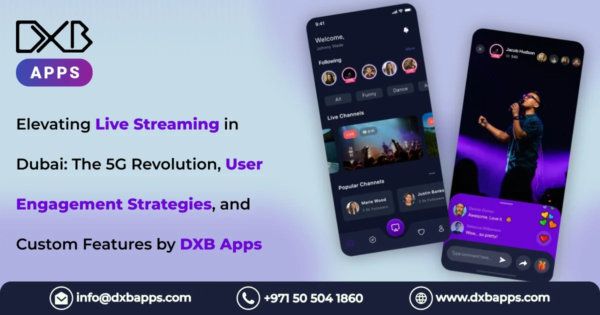 Elevating Live Streaming in Dubai: The 5G Revolution, User Engagement Strategies, and Custom Feature