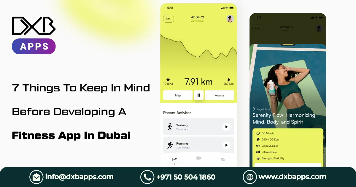 7 Things To Keep In Mind Before Developing A Fitness App In Dubai