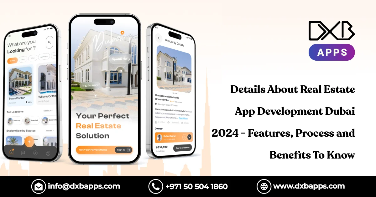Details About Real Estate Mobile App Development Dubai 2024 - Features, Process and Benefits To Know