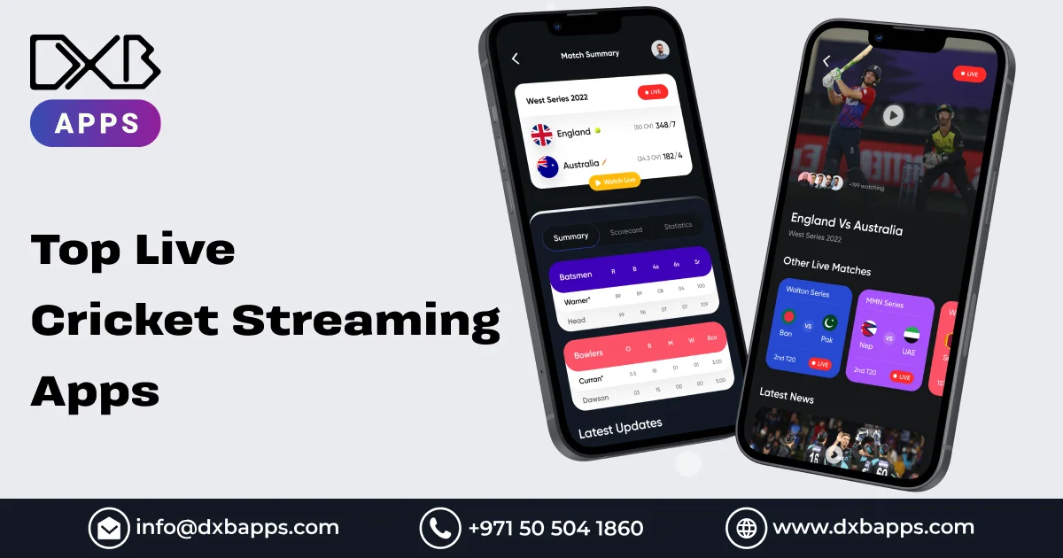 Top Live Cricket Streaming Apps DXB Apps