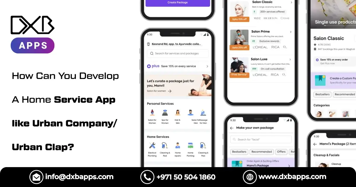 How Can You Develop A Home Service App like Urban Company/Urban Clap?