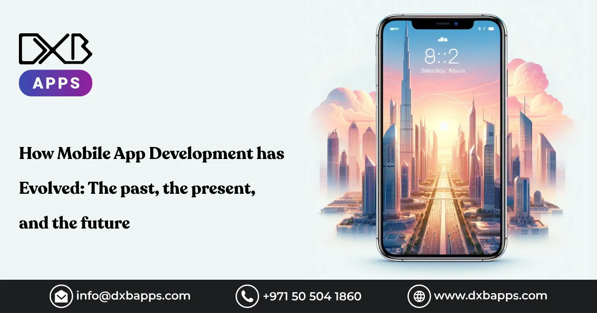 How Mobile App Development has Evolved: The past, the present, and the future
