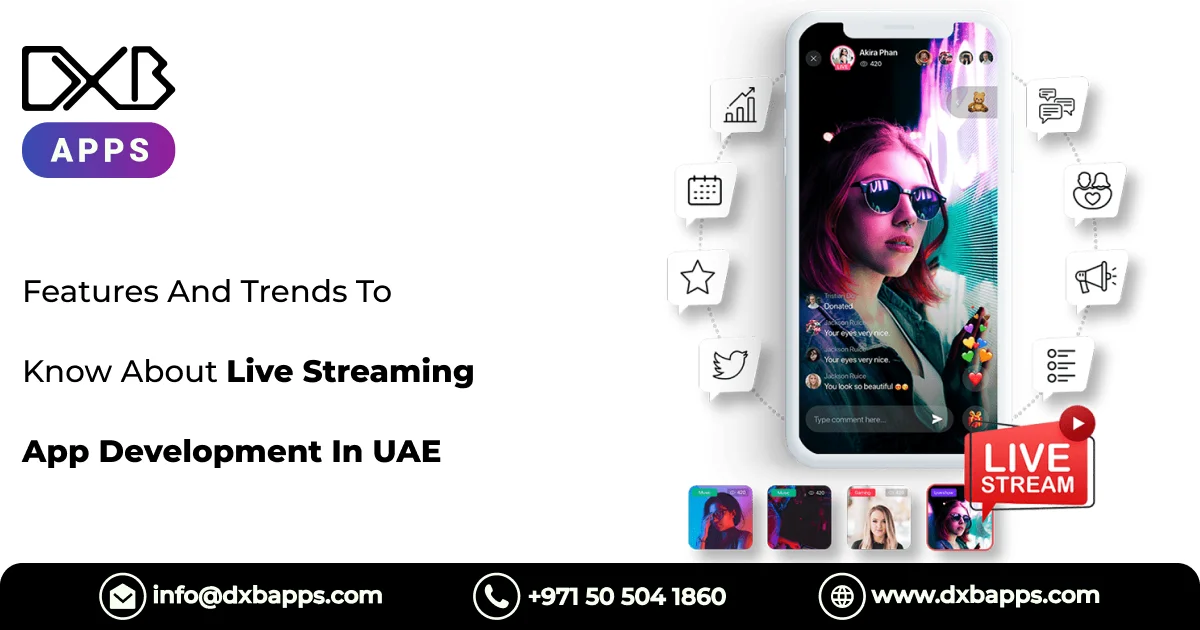 Features And Trends To Know About Live Streaming App Development In UAE