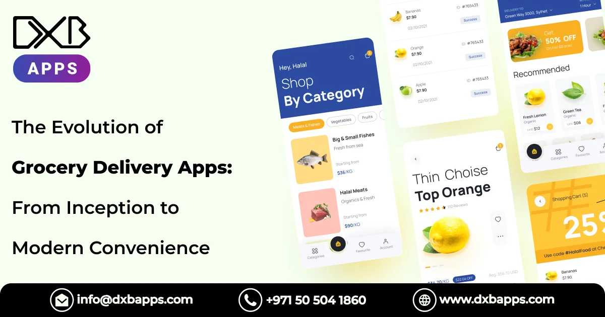 The Evolution of Grocery Delivery Apps: From Inception to Modern Convenience