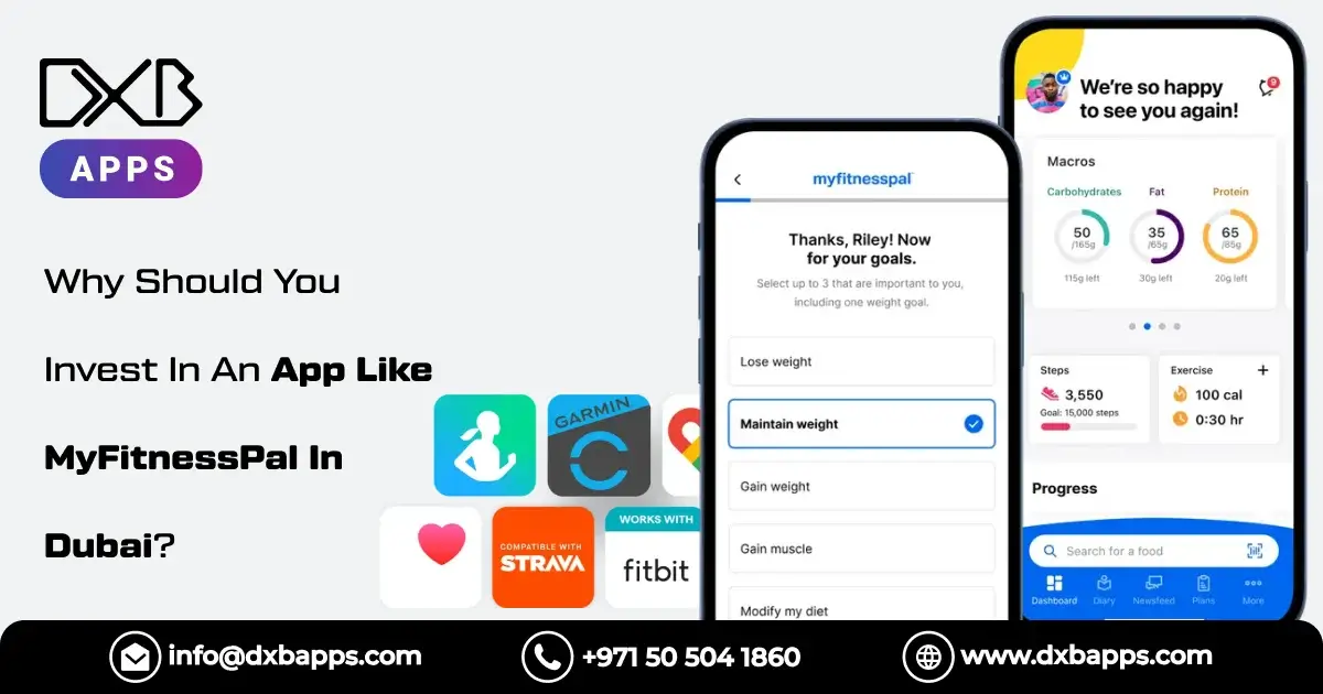 Why Should You Invest In An App Like MyFitnessPal In Dubai?