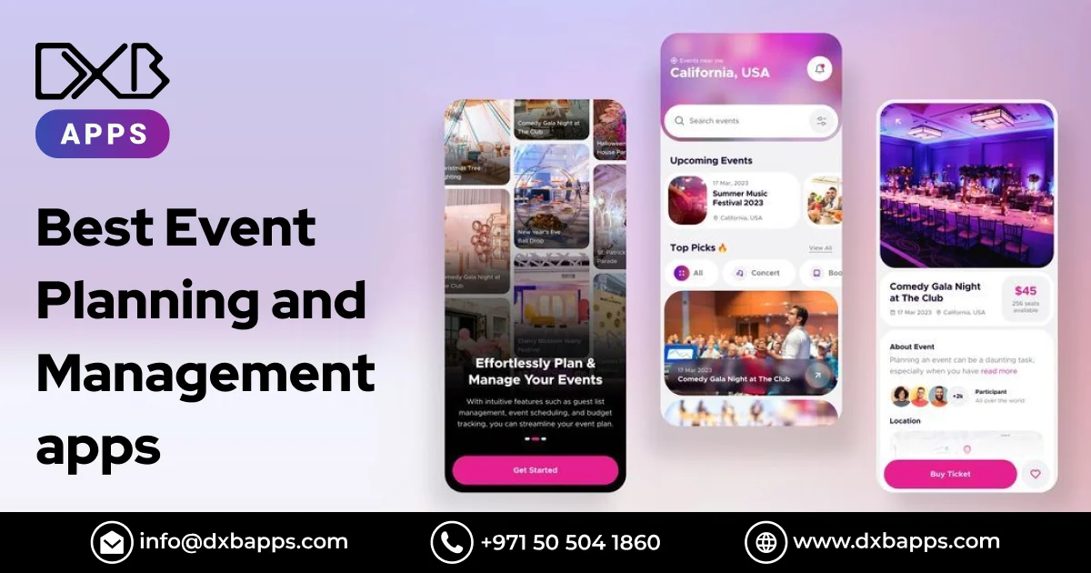 Best Event Planning and Management Apps - DXB Apps