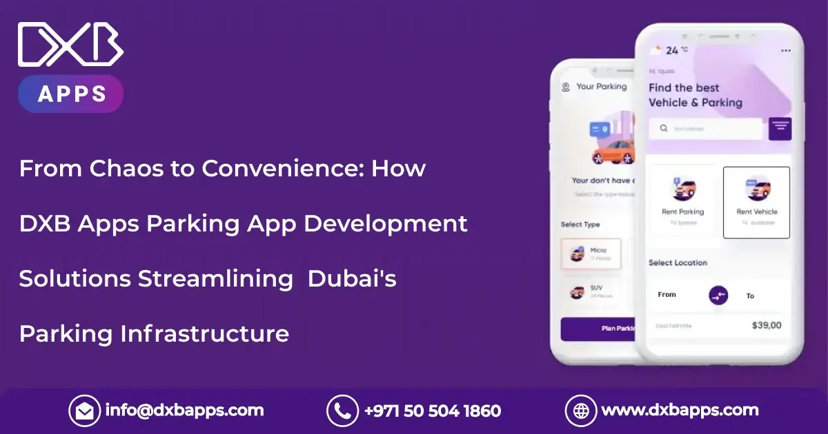 From Chaos to Convenience: How DXB Apps Parking App Development Solutions Streamlining  Dubai's Park