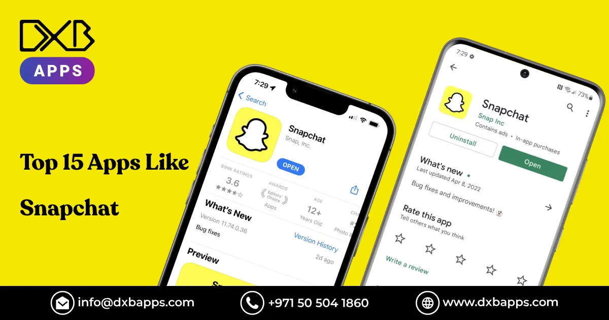 Top 15 Apps Like Snapchat - DXB APPS