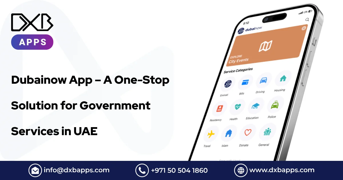 Dubainow App – A One-Stop Solution for Government Services in UAE