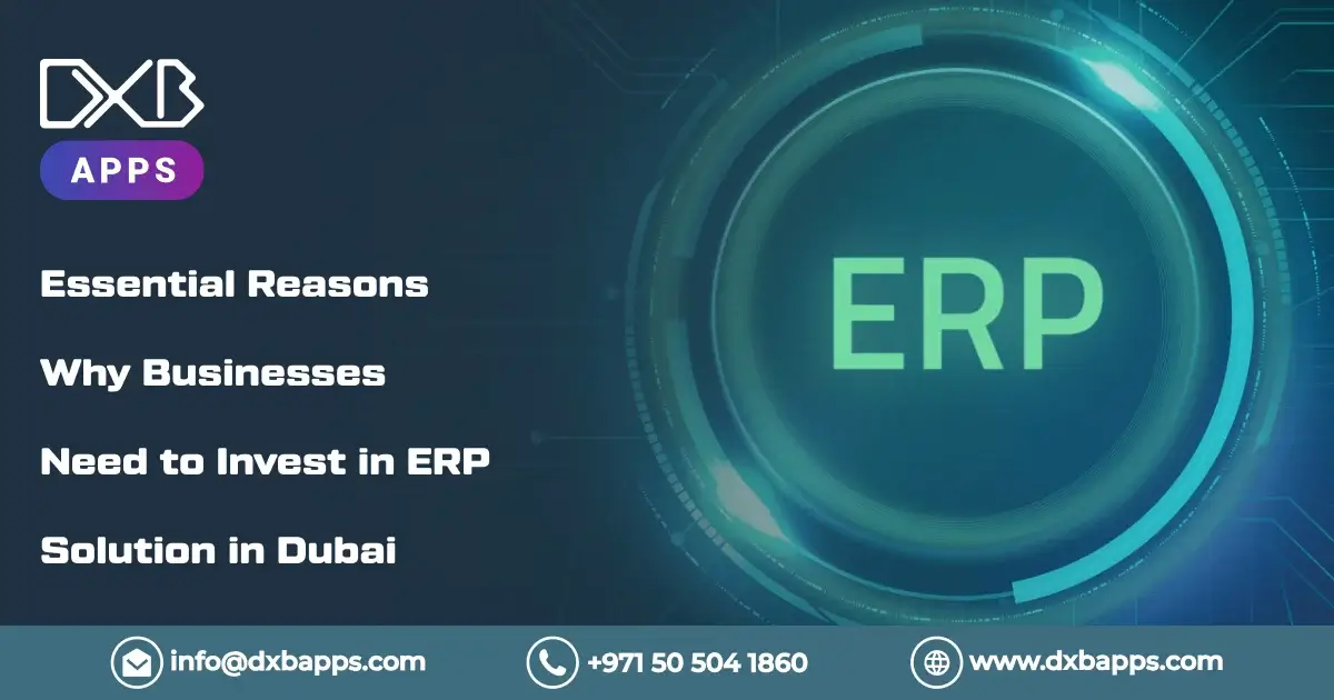 Essential Reasons Why Businesses Need to Invest in ERP Solution in Dubai