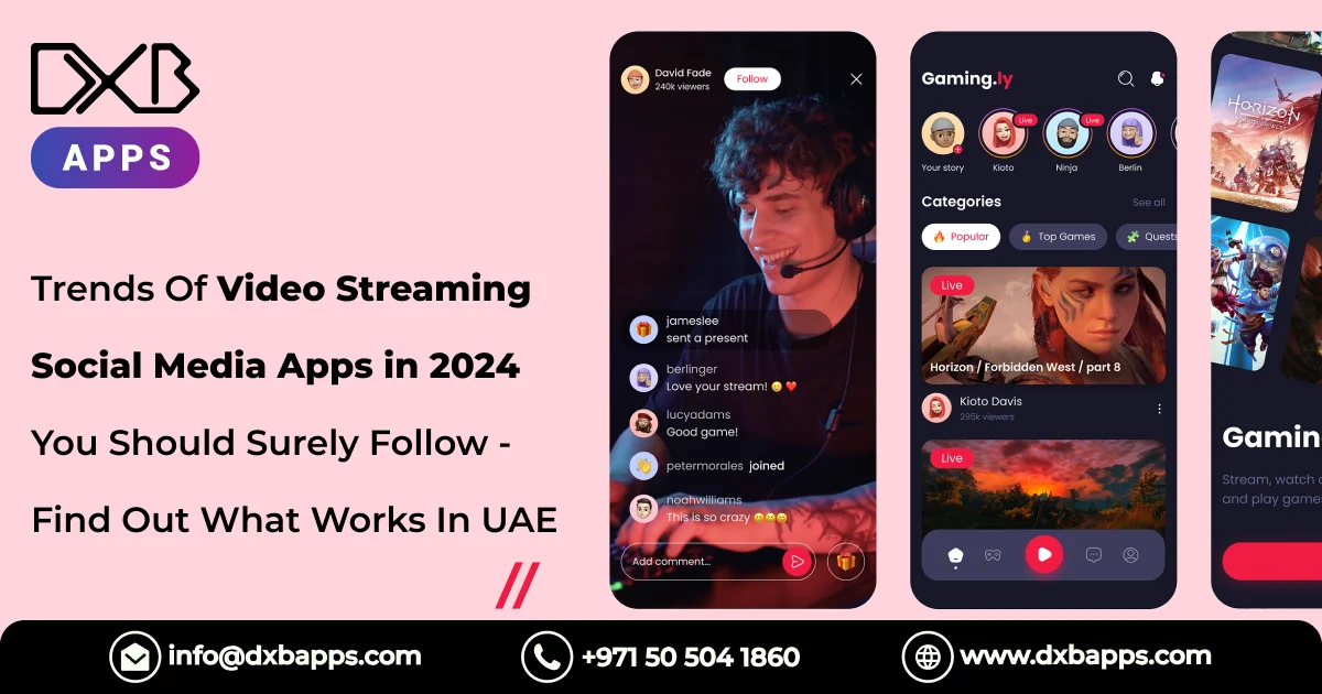 Trends Of Video Streaming Social Media Apps in 2024 You Should Surely Follow - Find Out What Works I