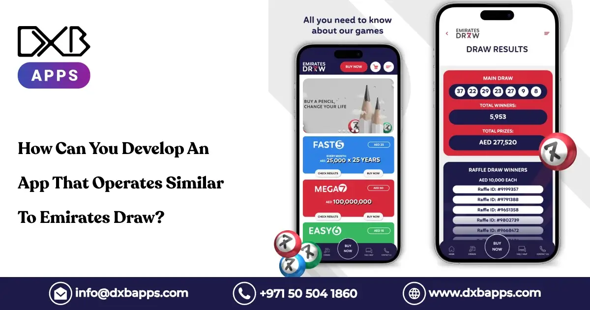 How Can You Develop An App That Operates Similar To Emirates Draw?