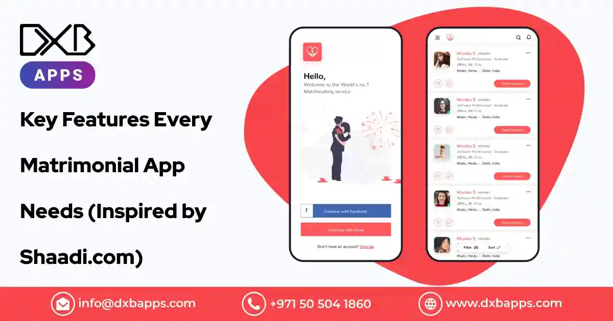 Key Features Every Matrimonial App Needs (Inspired by Shaadi.com)