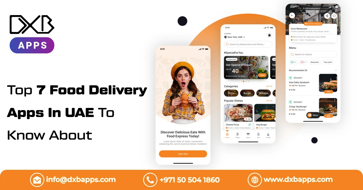 Top 7 Food Delivery Apps In UAE To Know About