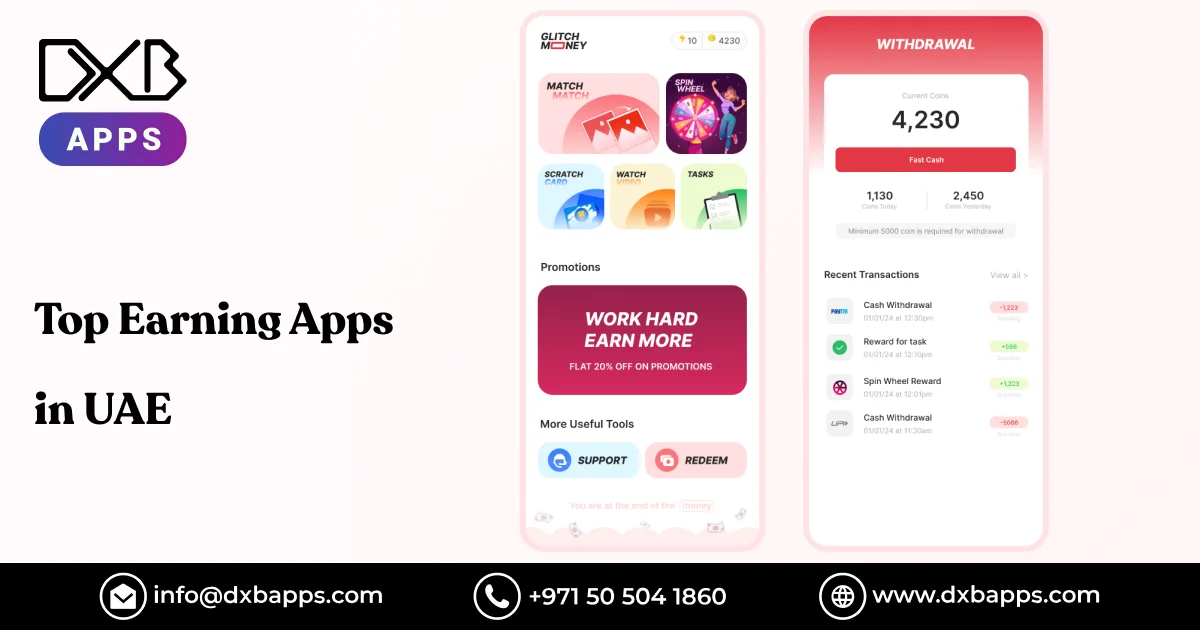 Top Earning Apps in UAE - DXB APPS