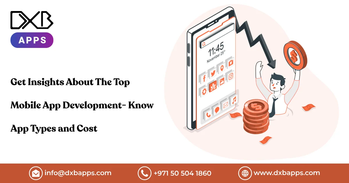 Get Insights About The Top Mobile App Development- Know App Types and Cost