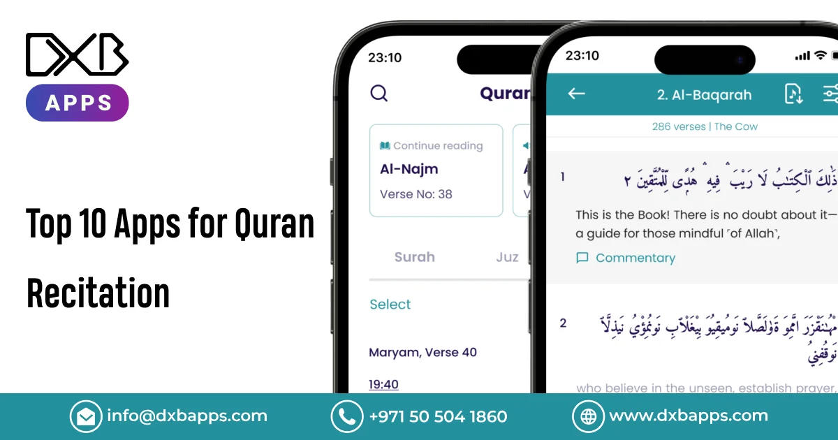 Top 10 Apps for Quran Recitation - DXB Apps