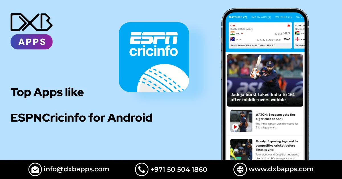 Top Apps like ESPNCricinfo for Android - DXB Apps