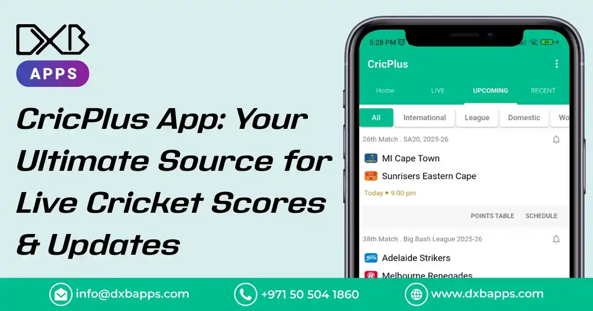 CricPlus App: Your Ultimate Source for Live Cricket Scores & Updates