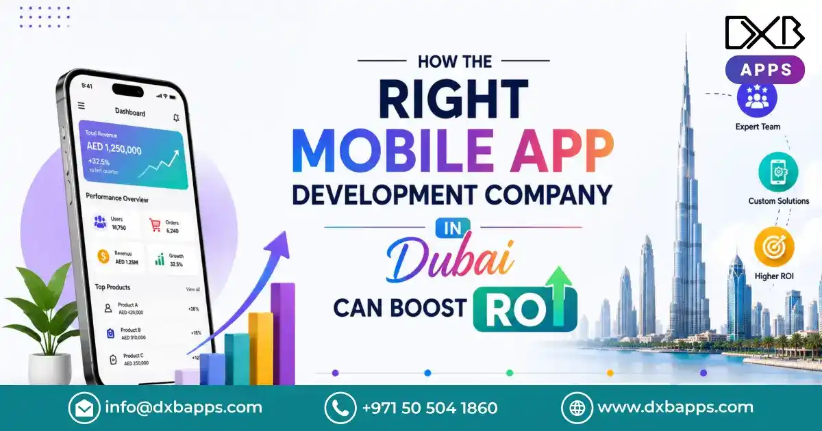 How the Right Mobile App Development Company in Dubai Can Boost ROI?