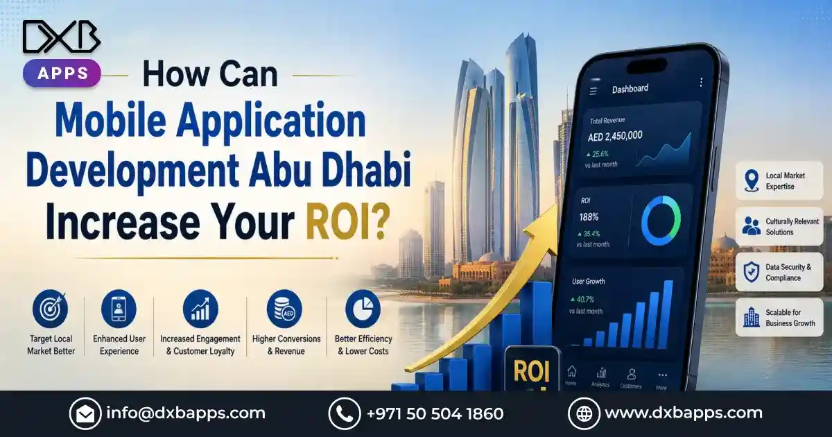 How Can Mobile Application Development Abu Dhabi Increase Your ROI