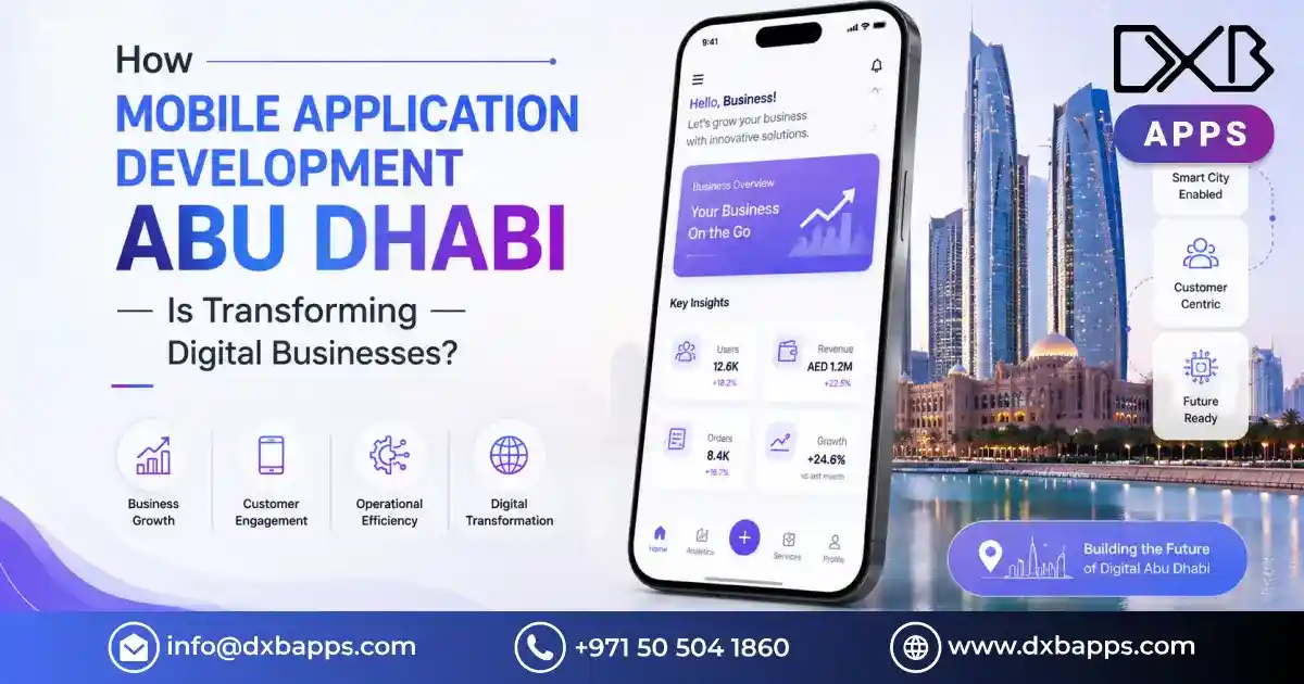 Mobile application development transforming digital businesses in Abu Dhabi