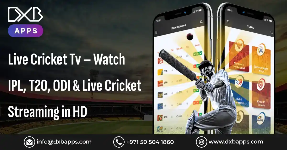 Live Cricket TV App – Watch IPL, T20, ODI & Live Cricket Streaming in HD