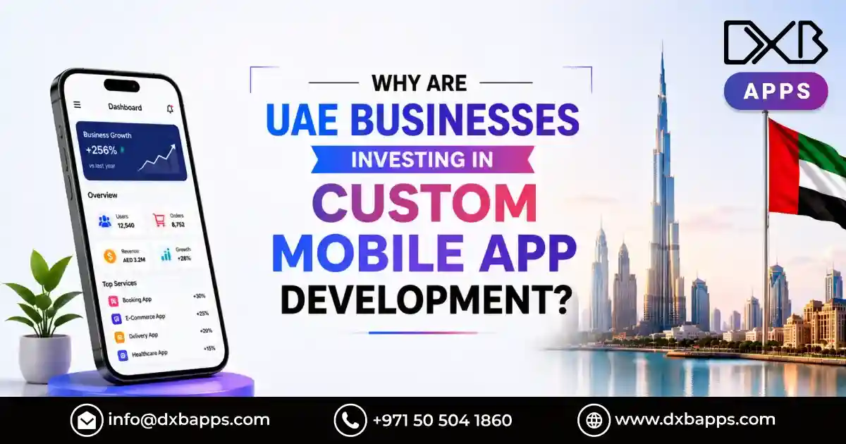 Why UAE Businesses Invest in Custom Mobile App Development