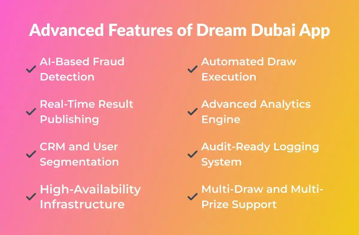 Advanced Features of Dream Dubai App