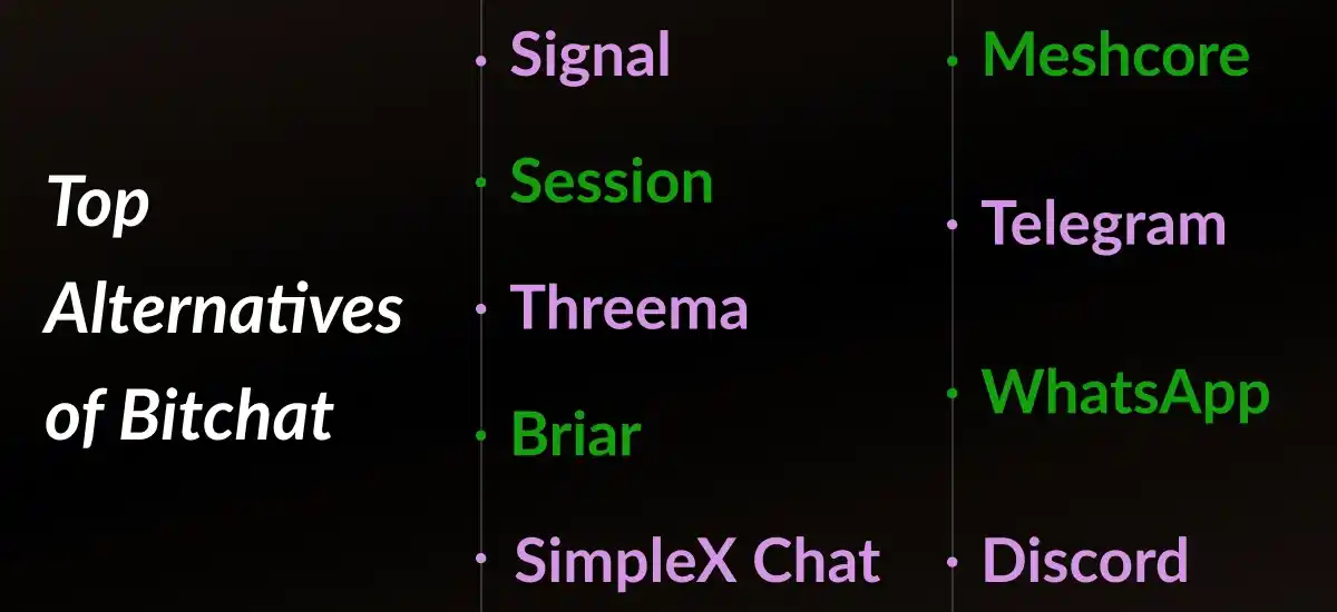 Bitchat Alternatives