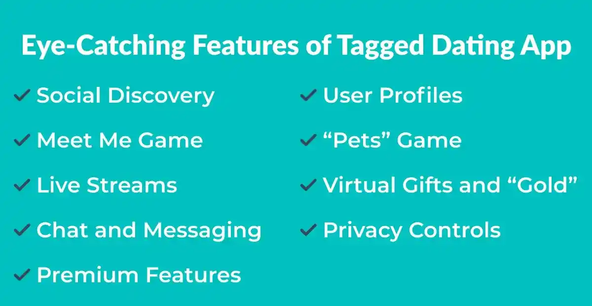 Key Features of Tagged Dating App