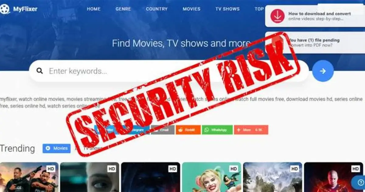 MyFlixer safe or not