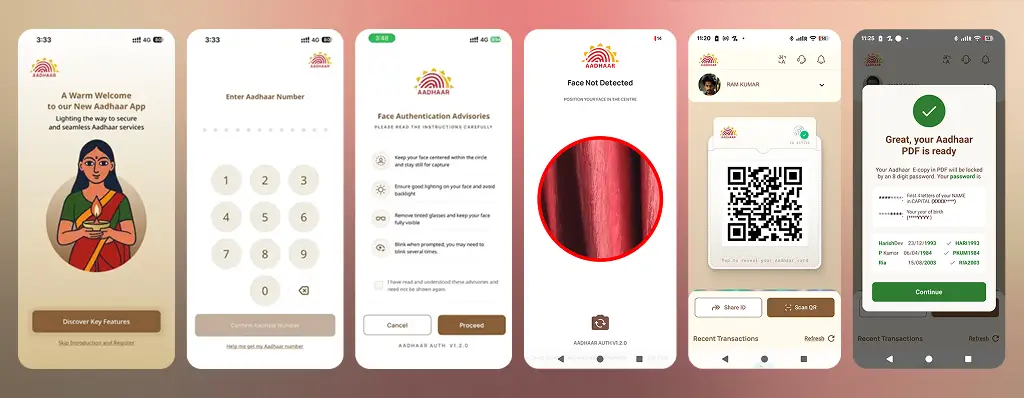New Aadhar App