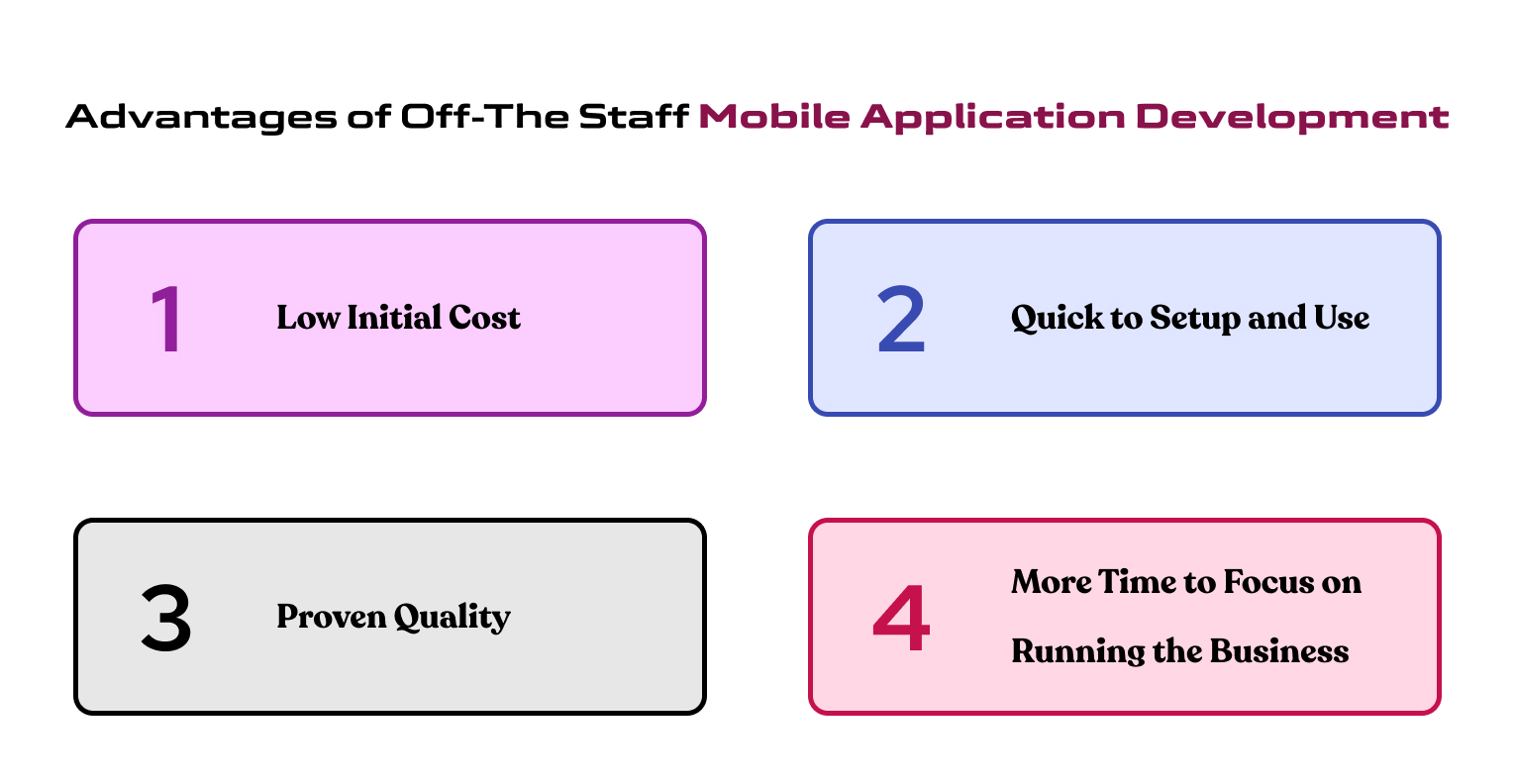 Advantages of Off-The Staff Mobile Application Development