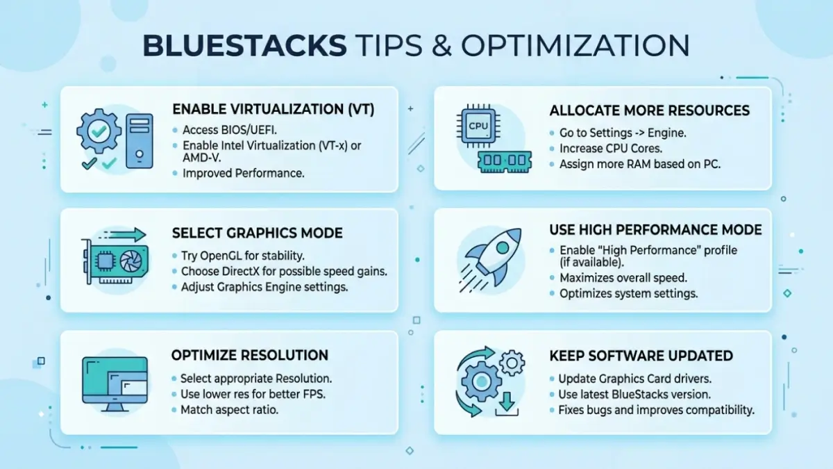 BlueStacks Optimization Settings for Better FPS and Faster Android Emulator Performance
