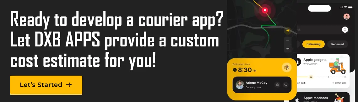 Courier App Development Dubai