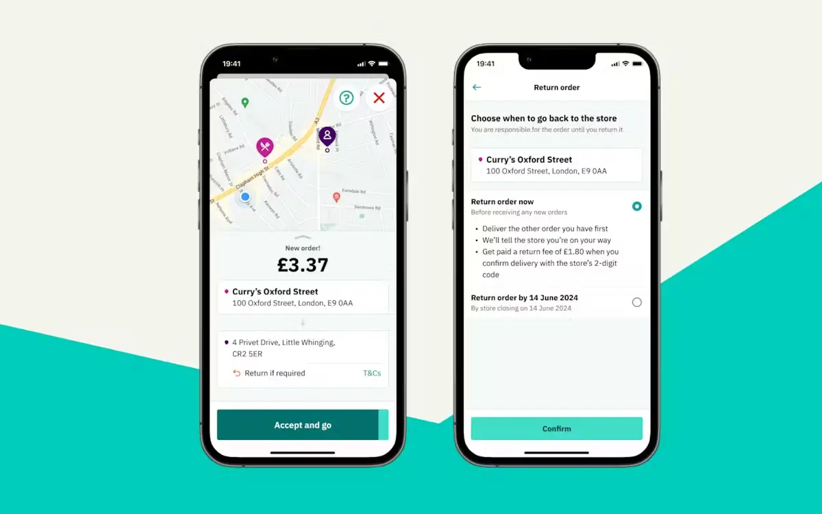 deliveroo rider app