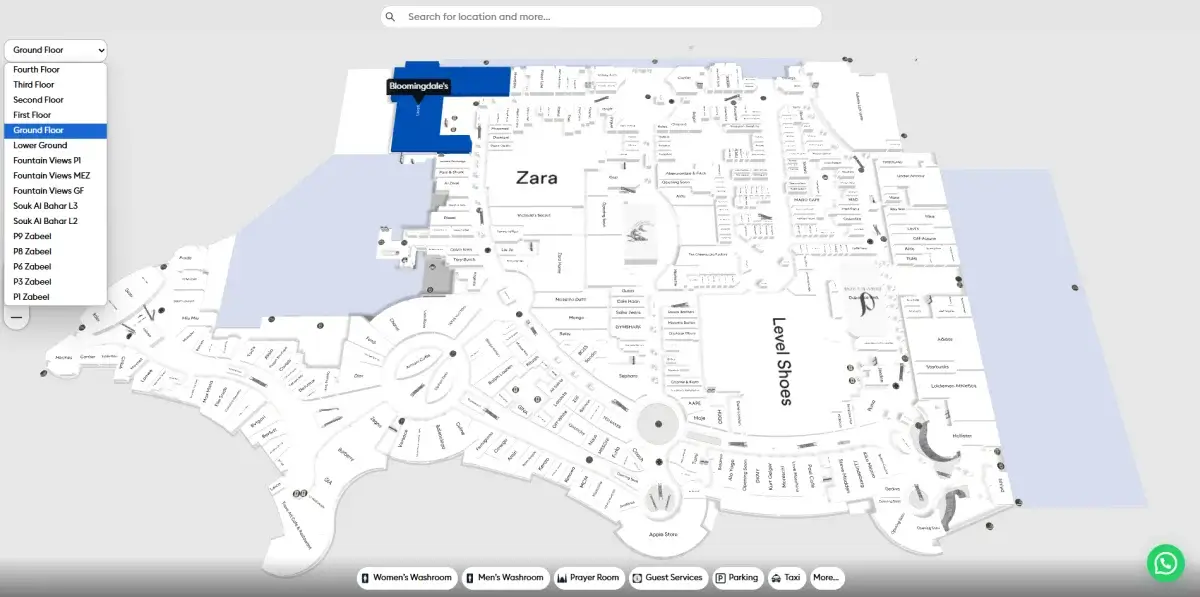 dubai mall map