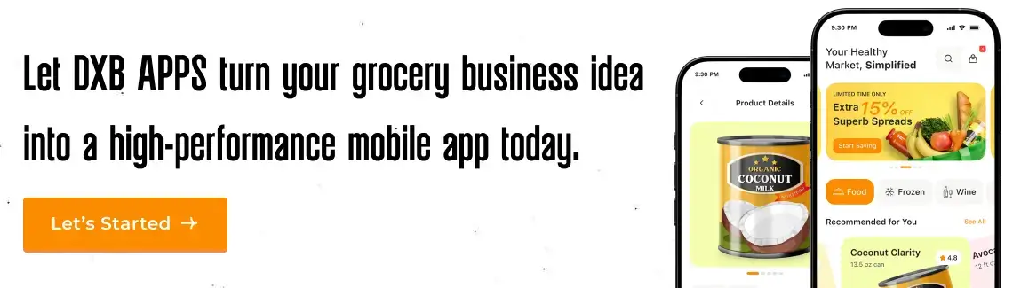 Grocery App Development Dubai