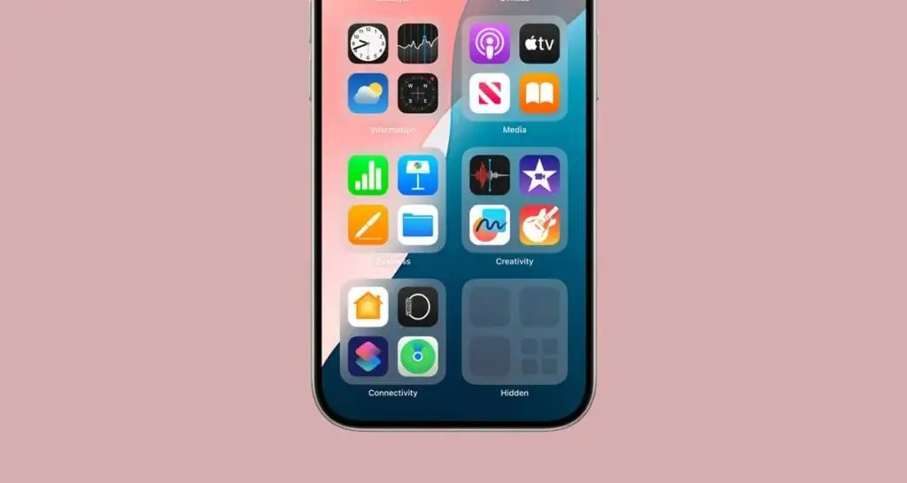 hide apps on iphone app library