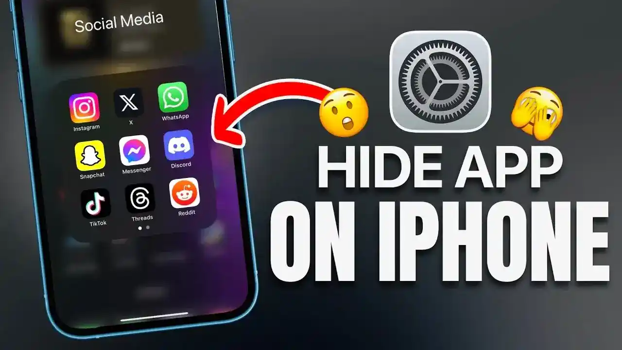 hide apps on iphone