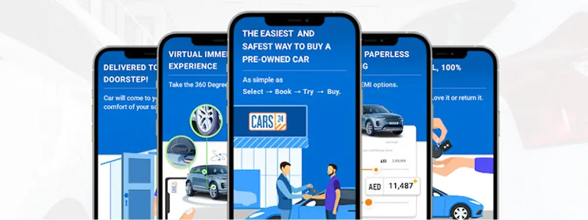 how does a buy sell car app work