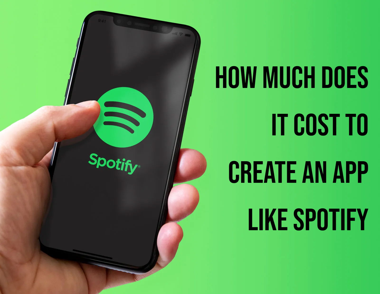 HOW MUCH DOES IT COST TO CREATE AN APP LIKE SPOTIFY