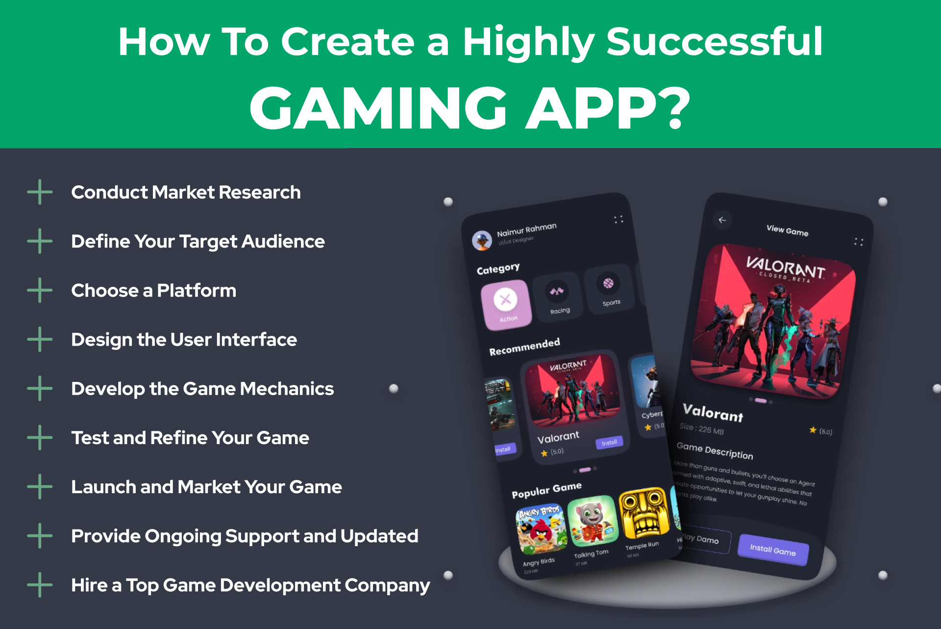 How To Create a Highly Successful GAMING APP?