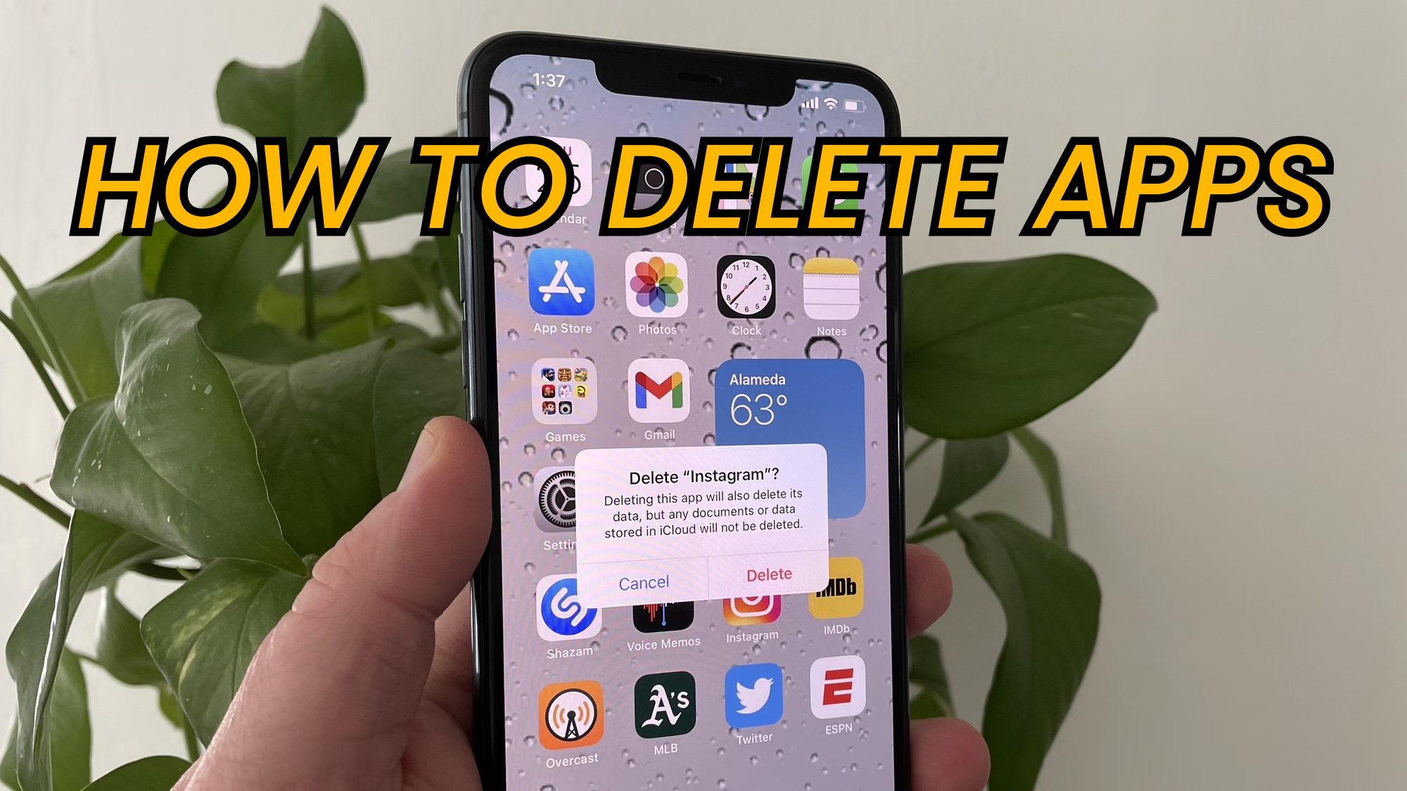 how to Delete Apps
